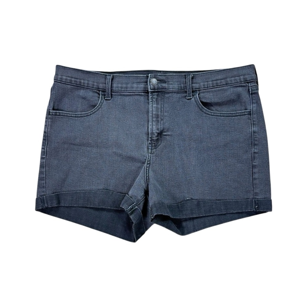 Woman’s Old Navy black denim jean shorts size 14
